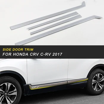 

Auto Side door trim Sitcker decoration trim cover Accessories for Honda CRV C-RV 2017