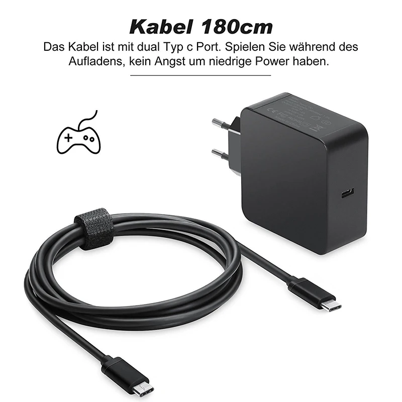 65 Вт 20 в 3.25A ЕС стены PD Зарядное устройство usb type C адаптер для питания ноутбука Macbook