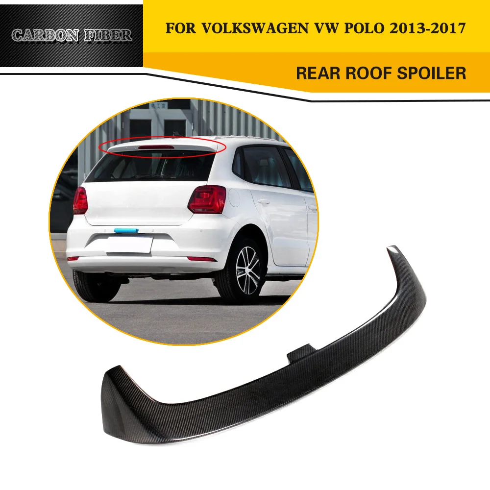 Car Styling Carbon Fiber Rear Wing Spoiler Boot Lip For Volkswagon VW