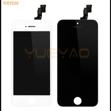 Yueyao 10 шт./лот ЖК-дисплей для iPhone 5G 5S 5C ЖК-дисплей с сенсорным экраном дигитайзер сборка дисплей Замена