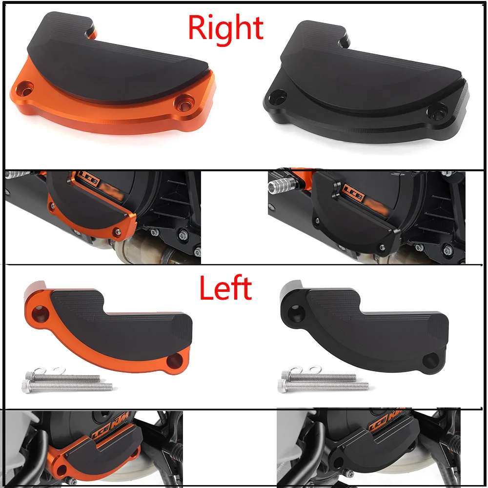 

For KTM 1290 Super Duke R RC8 RC8R Left Right Engine Stator Case Slider Guard Cover 1290 Superduke GT RC8 R 09-18 Accessories