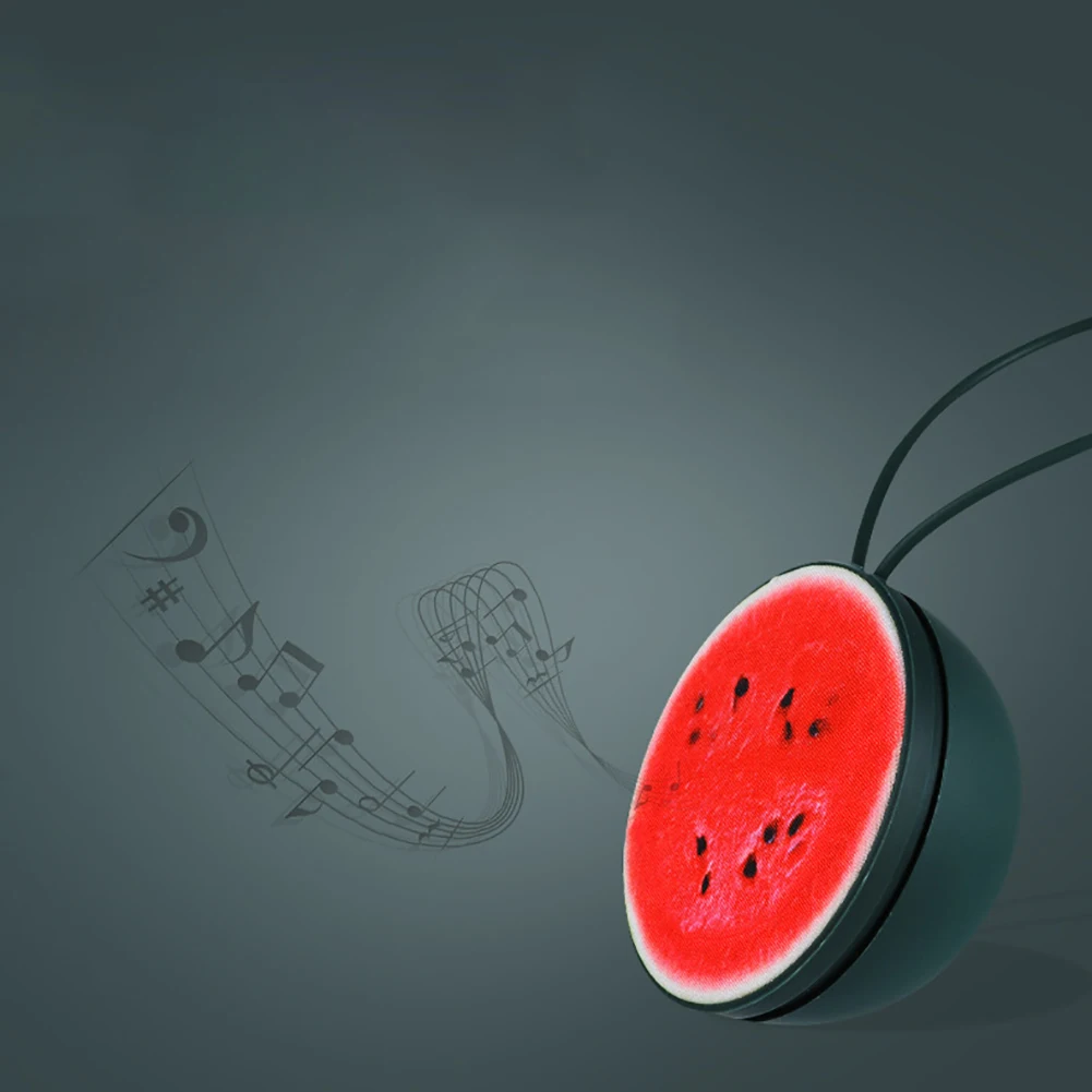 Музыкальный беспроводной Bluetooth динамик мини компактный портативный открытый фруктовый маленький звук мобильный сабвуфер Портативный аудио стерео Mp3