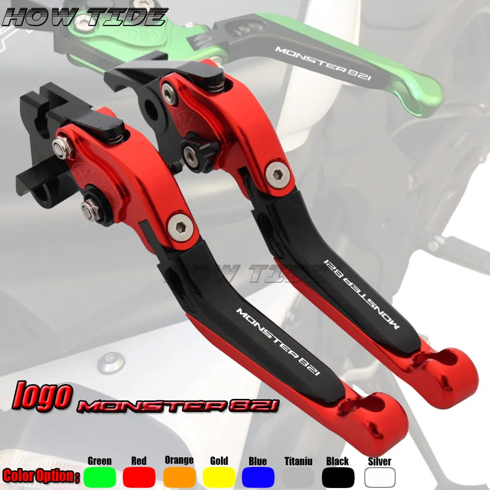 

Motorcycle Folding Extendable CNC Moto Adjustable Clutch Brake Levers for DUCATI MONSTER 821 MONSTER821 2014-2016
