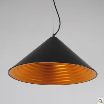

Brief modern horn personalized aluminum LED pendant light fixture modern brief home deco spiral funnel pendant lamp E27