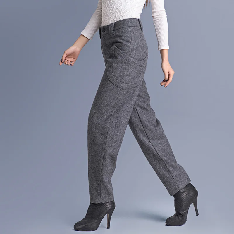 Новинка 2020 зимние шерстяные брюки WQJGR женские длинные брюки|women long pants|long pants womenpants