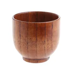 Ручной работы деревянные чашки ручной работы Натуральные Деревянные Кружки пивная кружка сок, кофе кружка