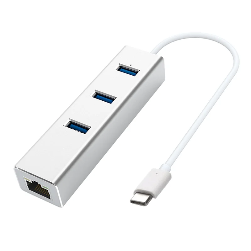 BinFul USB 3,0 Gigabit Ethernet адаптер 3 Порты и разъёмы USB 3,0 хаб шины w/10/100/1000 RJ45 Gigabit Ethernet LAN Порты и разъёмы Переходник