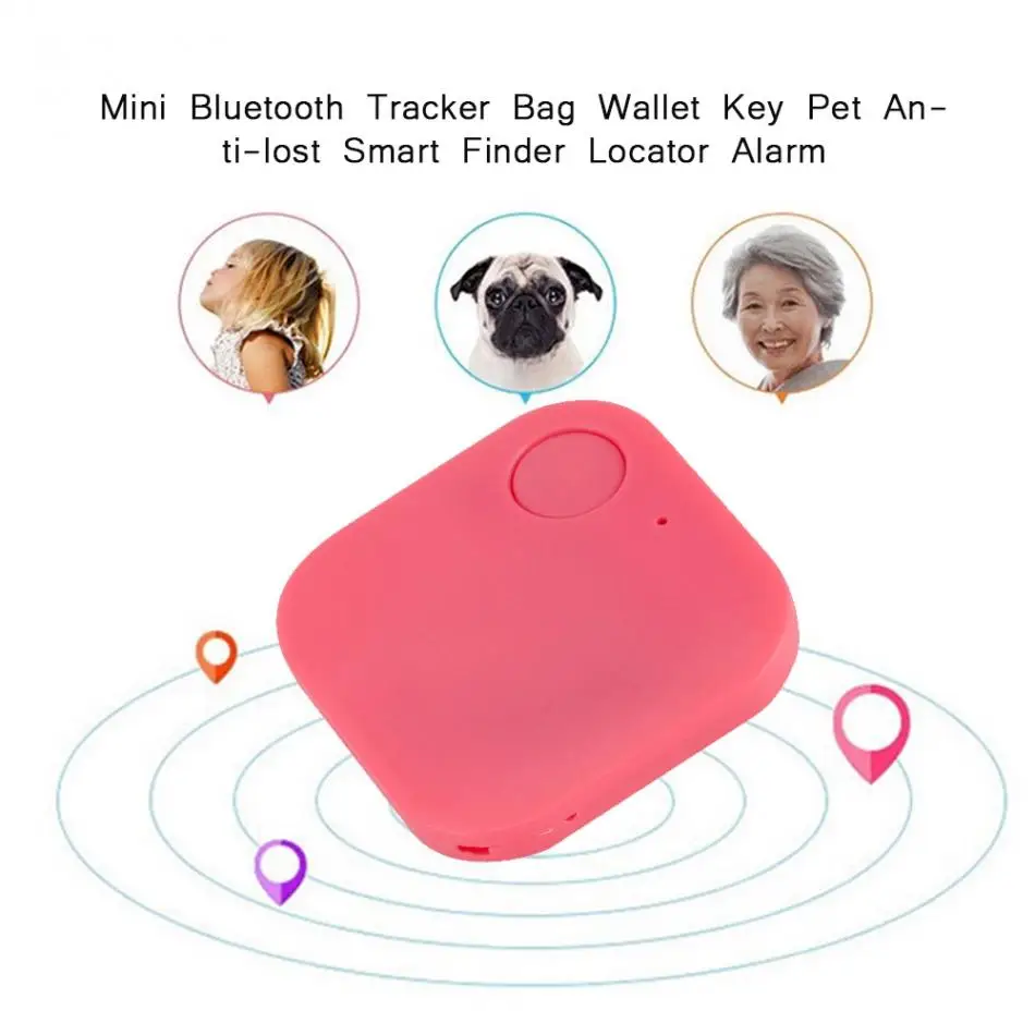 Новый смарт-тег беспроводной Bluetooth трекер Детская сумка кошелек ПЭТ ключ устройство поиска gps-локатор 4 цвета анти-потерянный сигнал