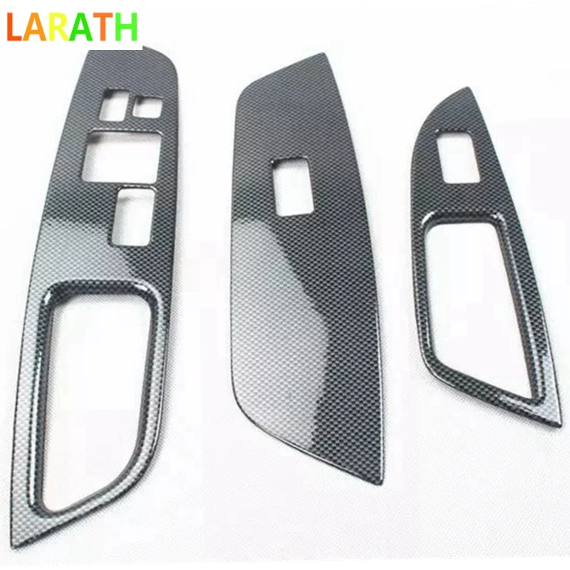 FOR Hyundai Veloster 2011-2016 Carbon Fiber Style Gear Box Panel Cover Trim 2PCS
