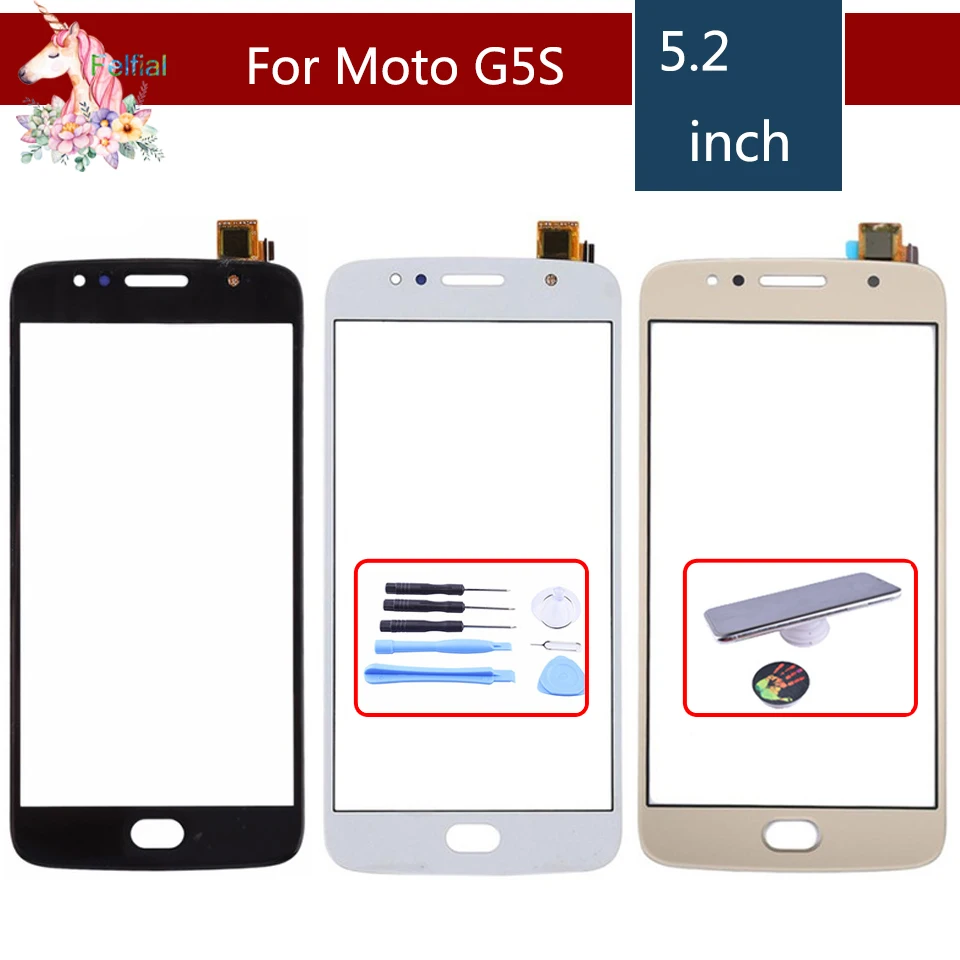 10 шт./лот оригинальный для Motorola Moto G5S XT1791 XT1792 XT1794 XT1795 XT1797 сенсорный экран