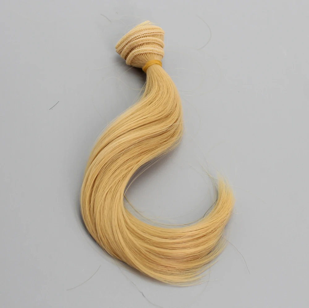 New Doll Accessories 15100cm DIY Mini Tresses Doll Wig High-Temperature Material Ponytail Hairs Wig For BJD High-Temperature (6)