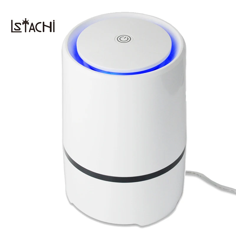 

LSTACHi Home and Office Desktop HEPA Filter Air Purifier Portable Ionizer For Household Office Car