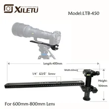 Xiletu LTB-450 стабильный телефото зум-объектив кронштейн зажим пластина LongFocus объектив Поддержка держатель для штатива монопод мяч