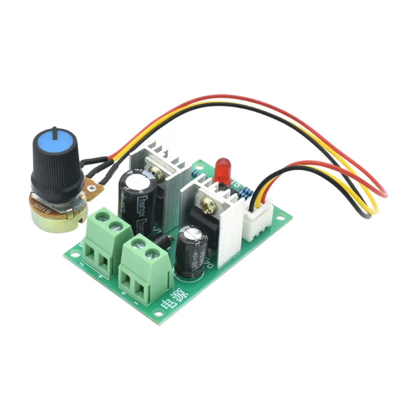 Контроллер скорости ШИМ 12V 24V 36V DC motor 0 ~ 100% Регулируемый Модуль привода 3A