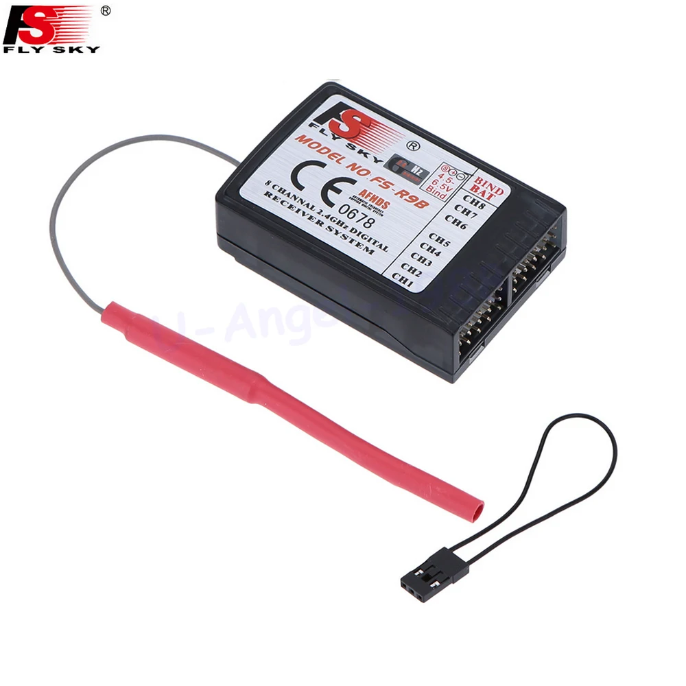 1 шт. оригинальный FlySky FS R9B высокоточный приемник 2 4 ГГц 8 каналов для передатчика