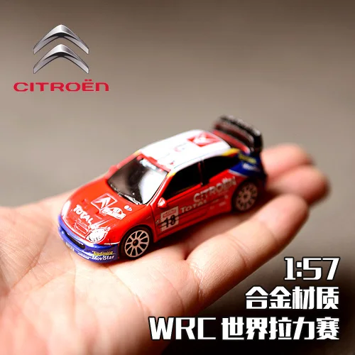 Majorette 1/57 масштаб автомобиля игрушки Франция Citroen XSARA WRC литья под давлением металлическая модель автомобиля игрушка для подарка/детей/коллекции/украшения