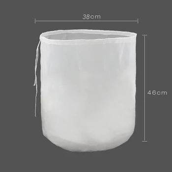 

100Micron Fine Nylon Filter Bag Brew Boiling Bag Bucket Brew Bag Beer and Wine Bag Food grade