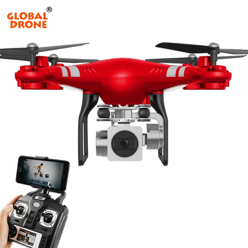 Global Drone RC Wifi FPV Dron Altitude Hold Drone with Camera HD 720P / 1080P Wide Angle 120 Degree Quadrocopter VS syma x5c Global Drone RC Wifi FPV Dron Altitude Hold Drone with Camera HD 720P / 1080P Wide Angle 120 Degree Quadrocopter VS syma x5c