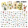 Beauty Insect Adhesive Nail Art Decorations Stickers Thin Acrylic Manicure Decals Nails Accessoires Beetle Smiling Face 2