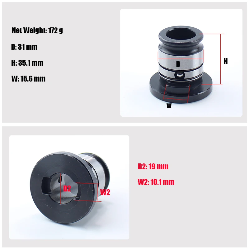31mm Change To 19mm Tapes Chuck Adaptor 3