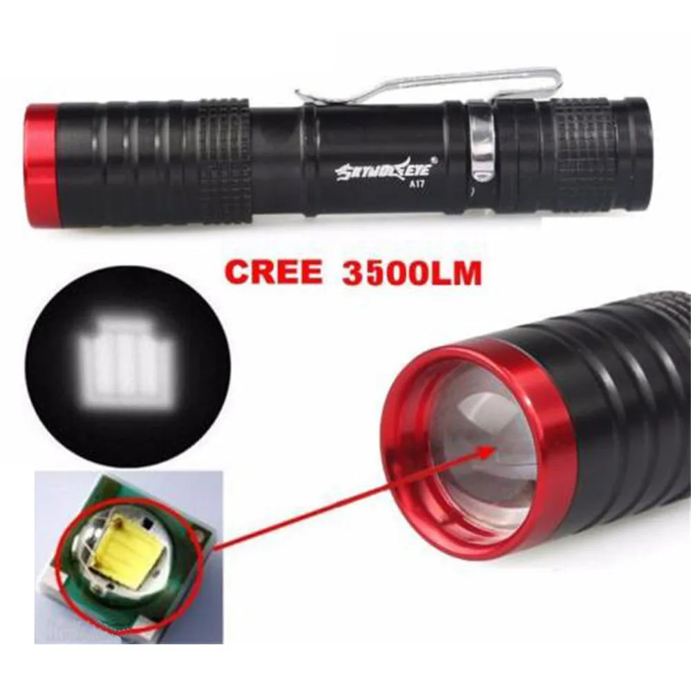 Высокое качество skywolfeye 3500LM 3 Mode XPE светодиодный 14500 светильник для вспышки