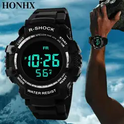 Спортивные часы Для мужчин аналоговый цифровой Военная светодиодный цифровой электронный Водонепроницаемый наручные часы Для мужчин Relogio