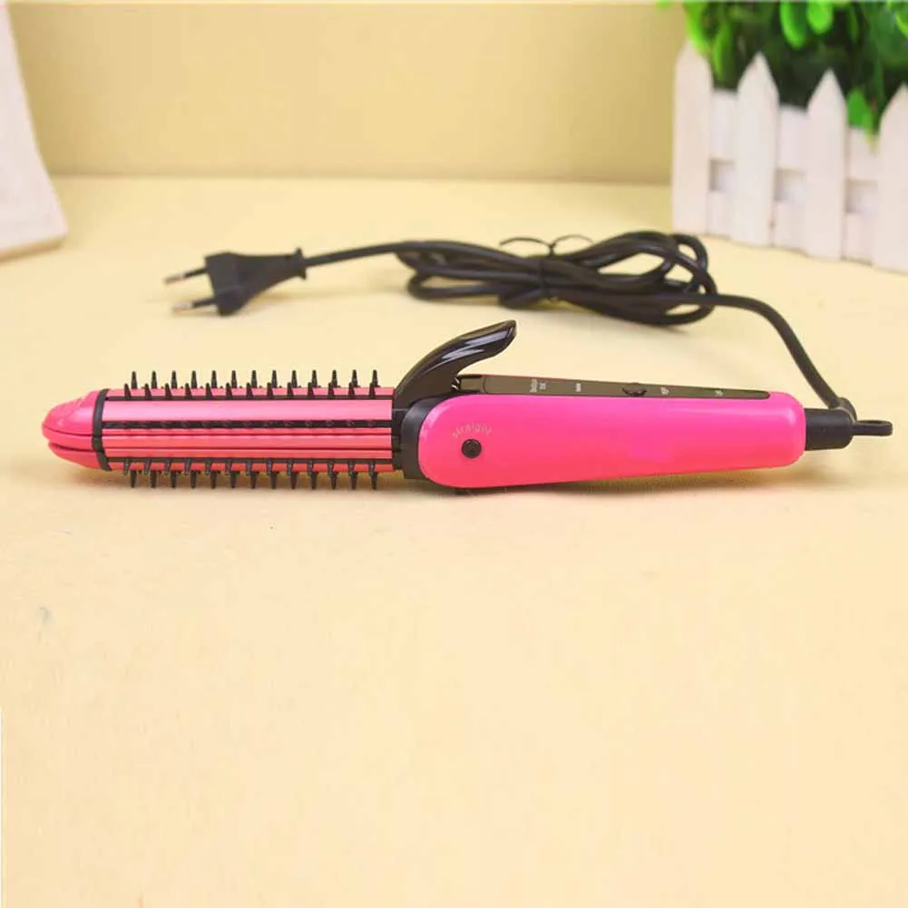 

3-In-1 Electric Magic Hair Styling Tool iron rollers corn clip hair curler triad multi-function curling iron splint electricity