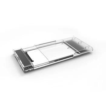 

Blueendless Transparent 2.5 HDD SSD Case Sata to USB 3.0 Adapter Free 5 Gbps Box Hard Drive Enclosure Support 2TB hdd enclosure