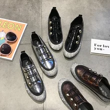 Брендовые дизайнерские весенние женские туфли на плоской подошве; женские кроссовки со стразами; туфли-лодочки; мокасины на плоской подошве с круглым носком; оксфорды для женщин;