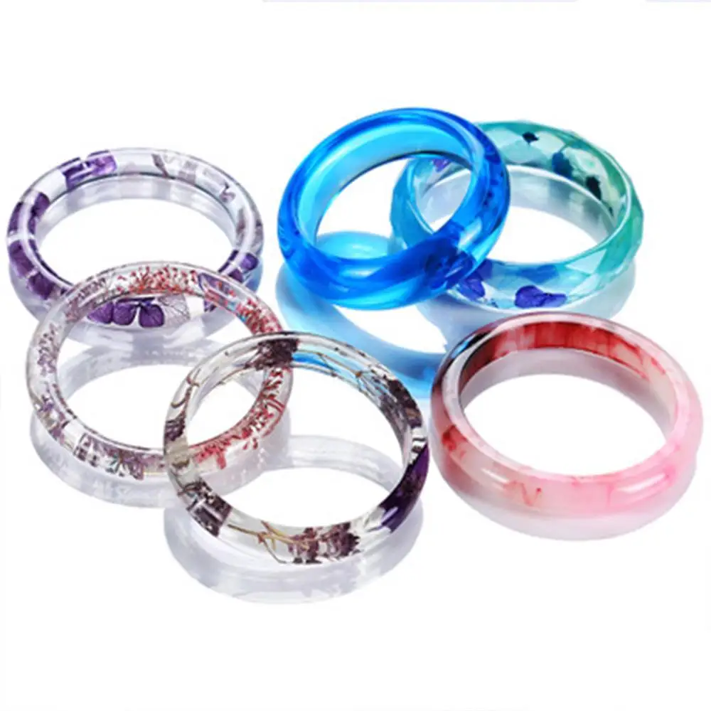 

3 Pieces Assorted Size Round Silicone Bracelet Mold Jewelry Casting Mould for Resin Bangle Jewelry Making DIY