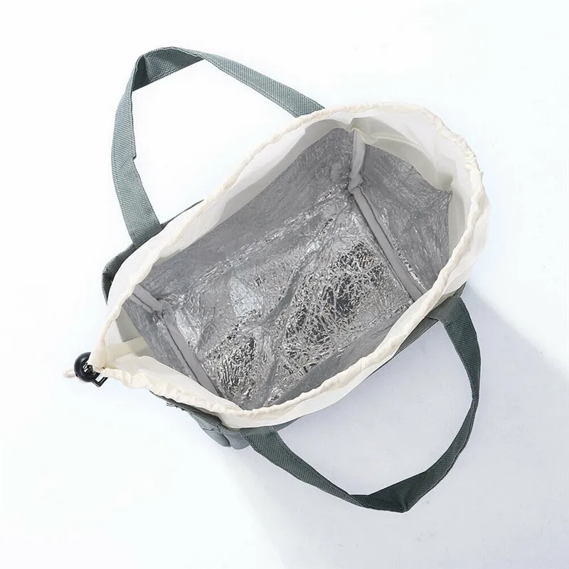 Новая сумка для обеда из Оксфордского алюминия, Термоизолированный Ланч-бокс, сохраняющий тепло, сумка-холодильник, высокое качество, модная для пикника