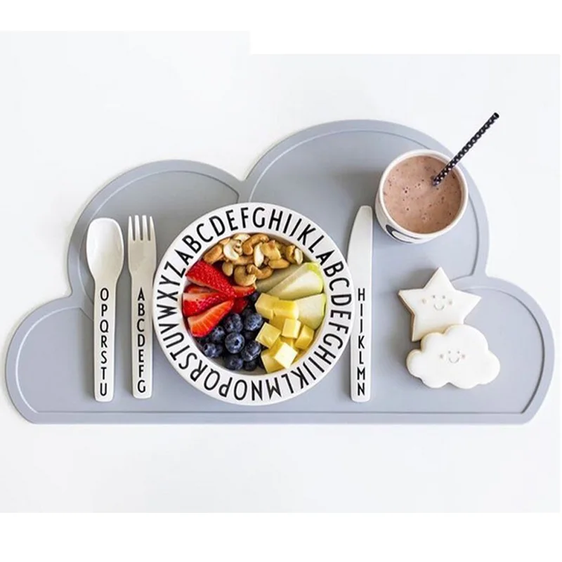 

Kitchen Accessories Hot sale Moln Silicone Placemat Heat Resistant Mat, silicone coaster dining table placemats 47*26.5 BPA Free
