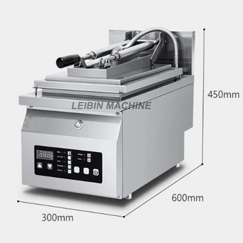 

Commercial Electric Single Head Stainless Steel Fried Dumpling Machine Steak Machine Large Pancake Machine