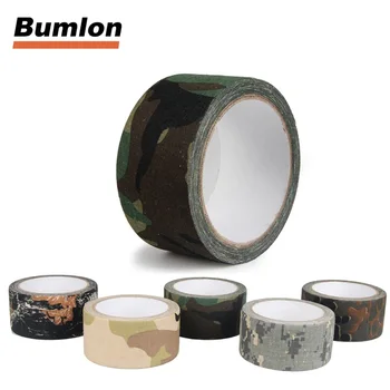 

10m Adhesive Cotton Bionic Tape Outdoor Hiking Camping Hunting Camo Camouflage Tape Waterproof RL9-0002