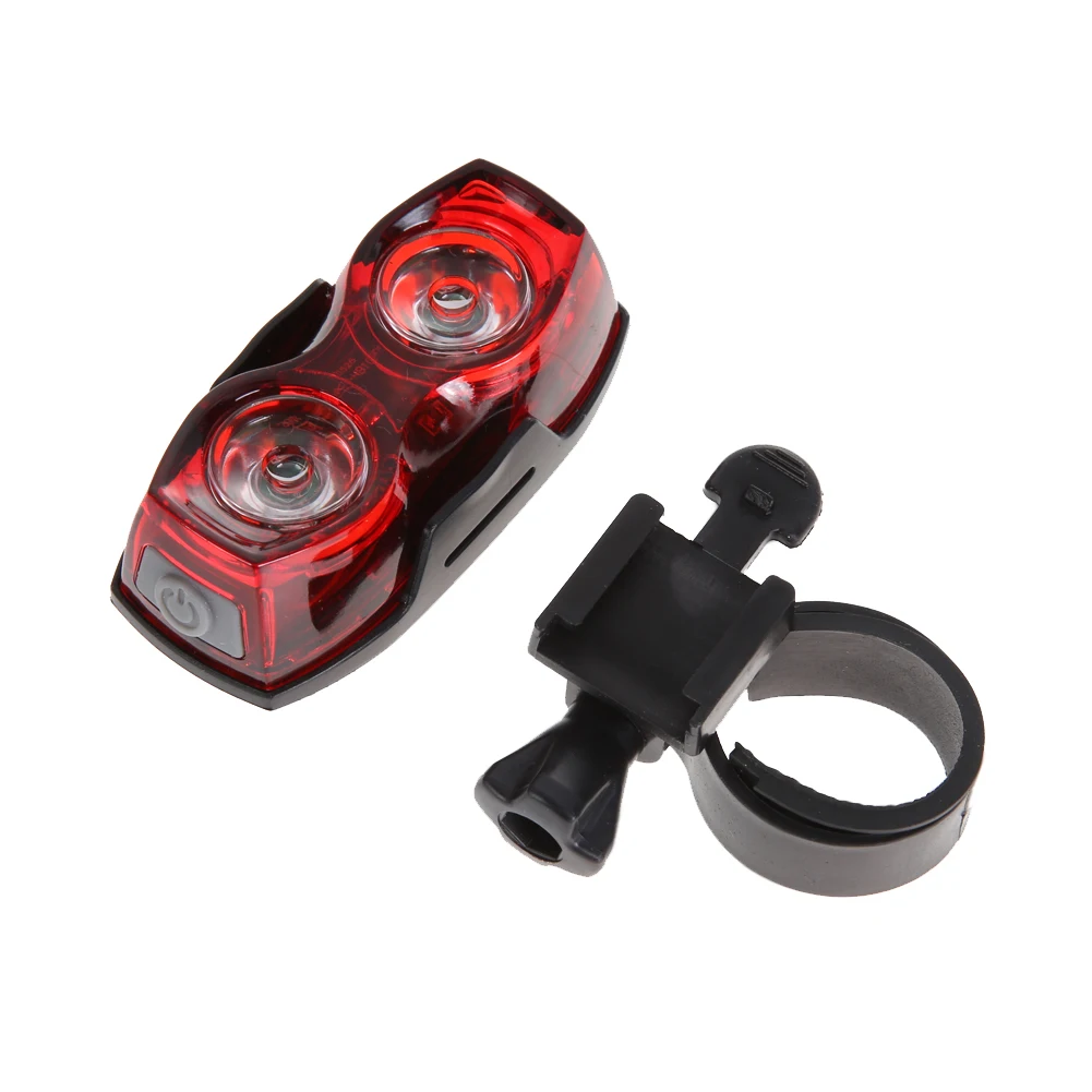 Bright Road Bike Bicycle Red Rear Light 2 LED Bicycle Light 3 Modes