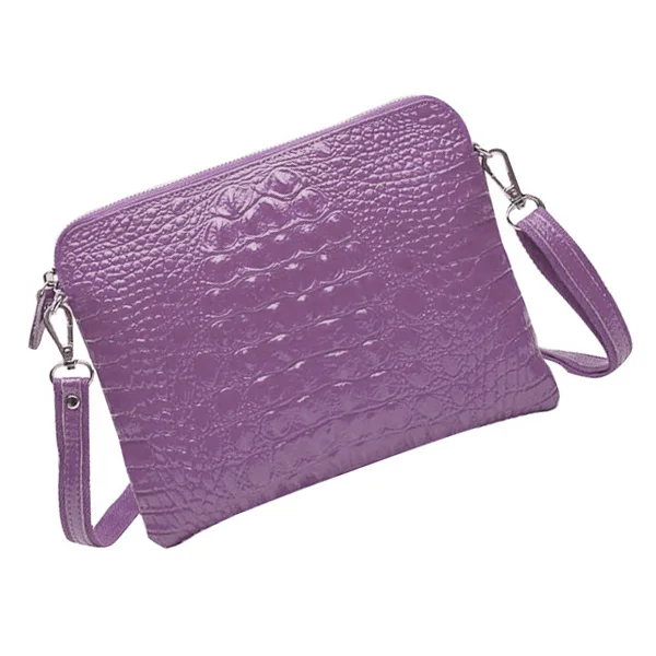 TEXU, женские сумки-мессенджеры из натуральной кожи, мини-сумки, сумки известных брендов, дизайнерские высококачественные сумки на плечо - Цвет: Purple