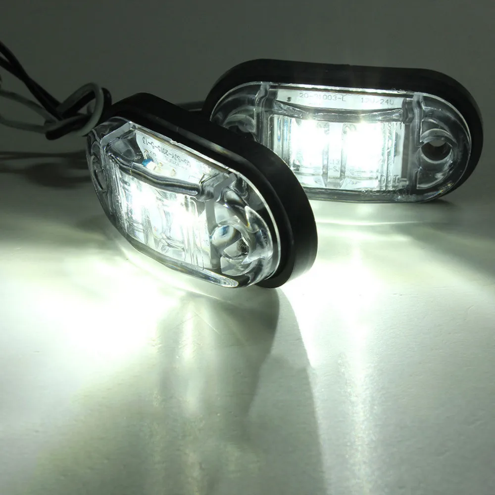 

Franchise LED Chip 2PC 12 V / 24 V Tow Truck Side Marker Light LED Submersible Lamp Fog Truck Lamp Light