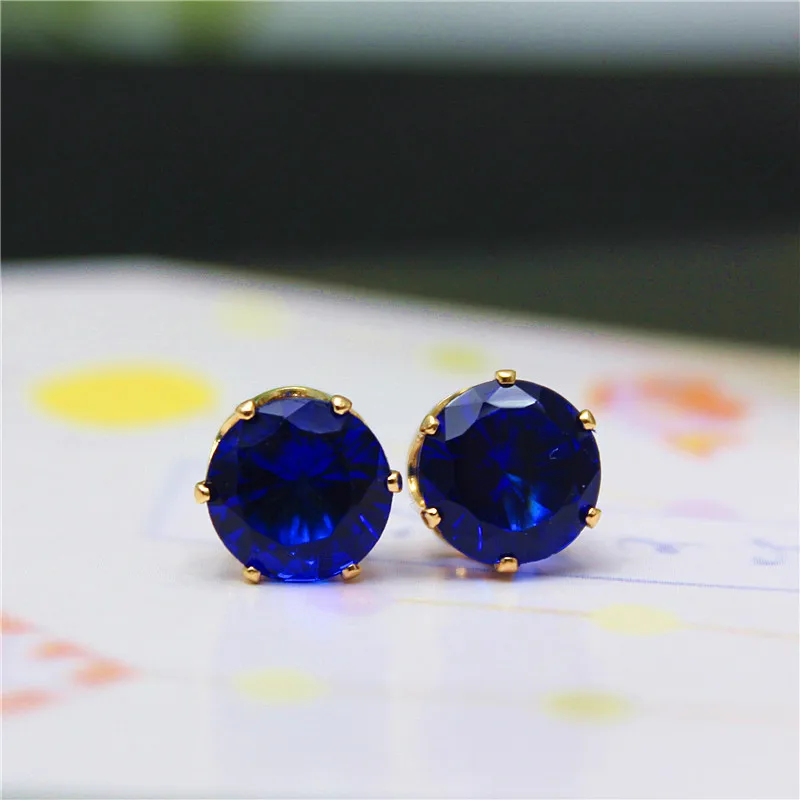 

2019 brand jewelry luxury austrian crystal earrings for women gold for women stud earrings for girls gift