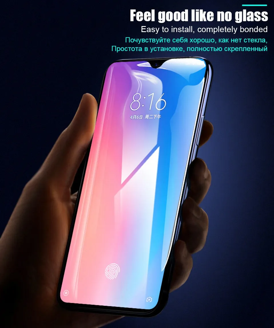 6D Tempered Glass For Samsung Galaxy A50 A30 A40 Screen Protector For Samsung Galaxy M10 M20 M30 A20 A60 A7 J6 2018 Full Cover   (3)