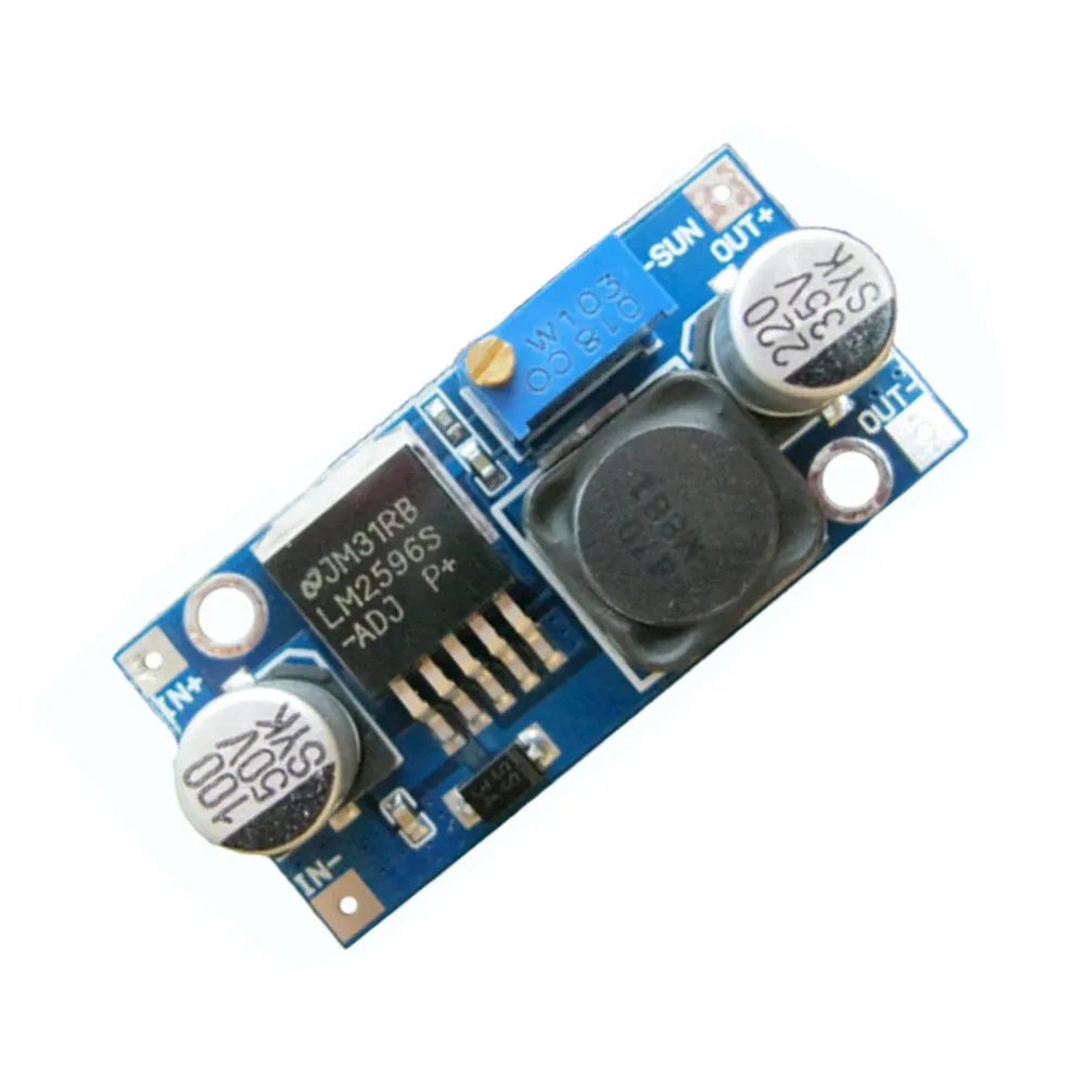 

1pcs 3A Adjustable DCDC LM2576 LM2596S input 3.2-40V Output 1.25-35V dc-dc Step-down Power Supply Regulator module