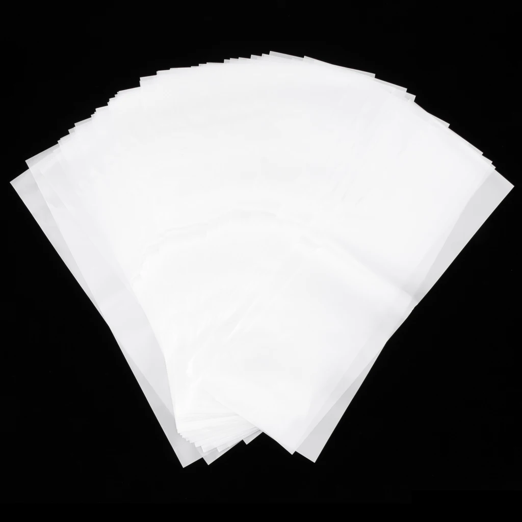 100x Salon Plastic Hair Dye Paper Color Highlight Separating Sheet Reusable
