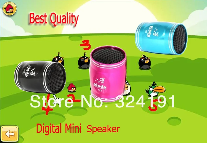 

Aluminium shell Mini speaker , stereo mini speaker SD TF card with FM Radio