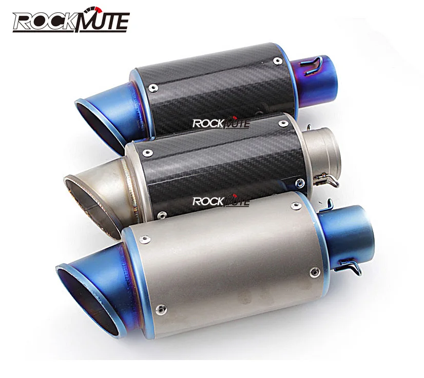 

Motorcycle Accessories Stainless Steel/Carbon Fiber Racing Exhaust Muffler Pipe for 51mm Universal Motorcycle Street Bike
