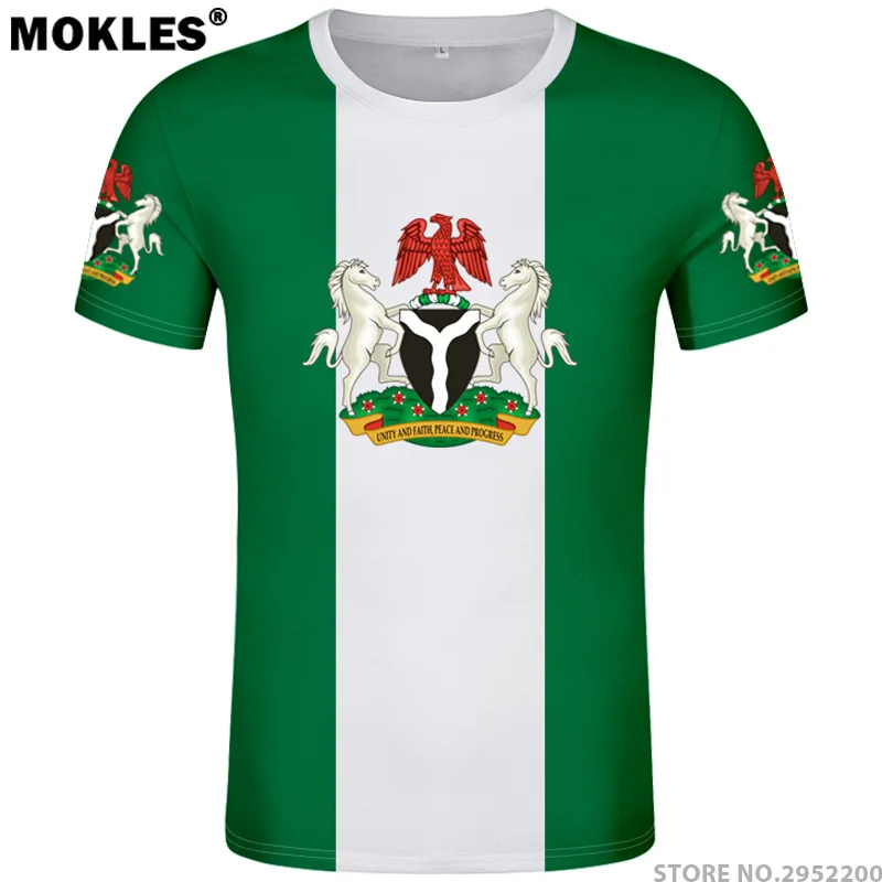 Nigeria T Shirt Diy Free Custom Made Name Number Nga Tshirt Nation