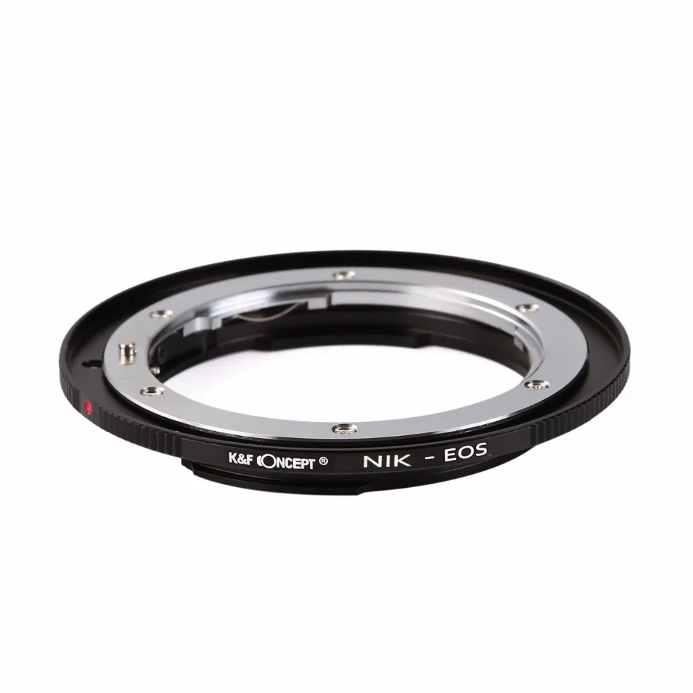 K& F CONCEPT Крепление переходное кольцо для Nikon F AI-S объектив для однообъективной зеркальной камеры Canon EOS EF Камера 600D 60D 5D 500D Ai-EOS кольцо-адаптер для объектива камеры