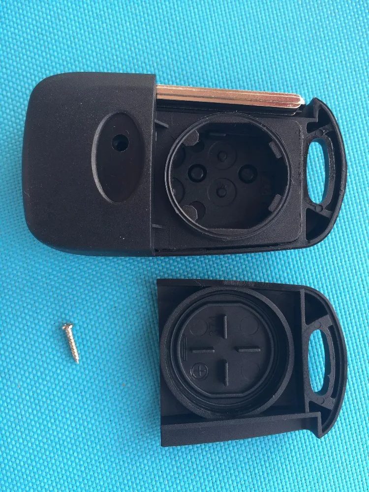 ZABEUDEIR для Kia PICANTO 2 кнопки брелок дистанционный чехол в виде ракушки флип uncut blade без логотипа