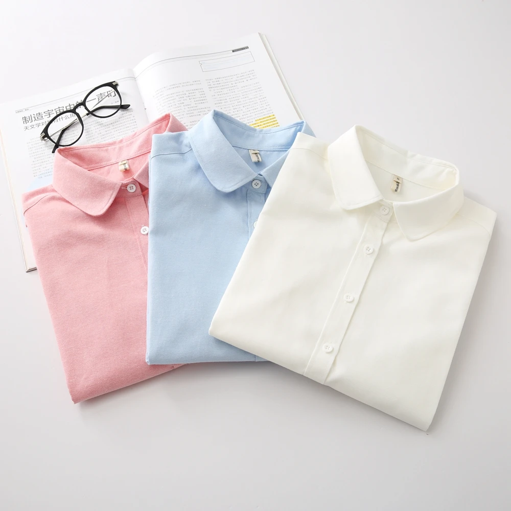 Рубашка женская с длинным рукавом и вышивкой|white shirt female|blouse cottonshirt female |