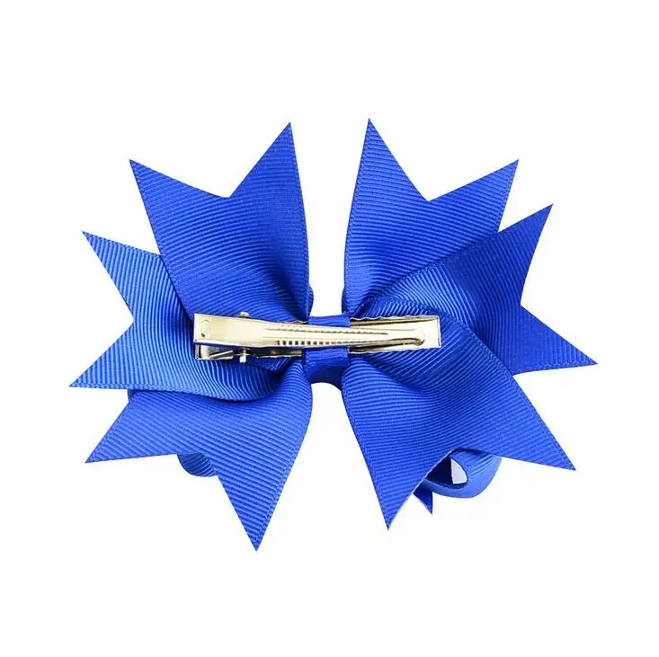 Solid ribbon twisted hairbow0