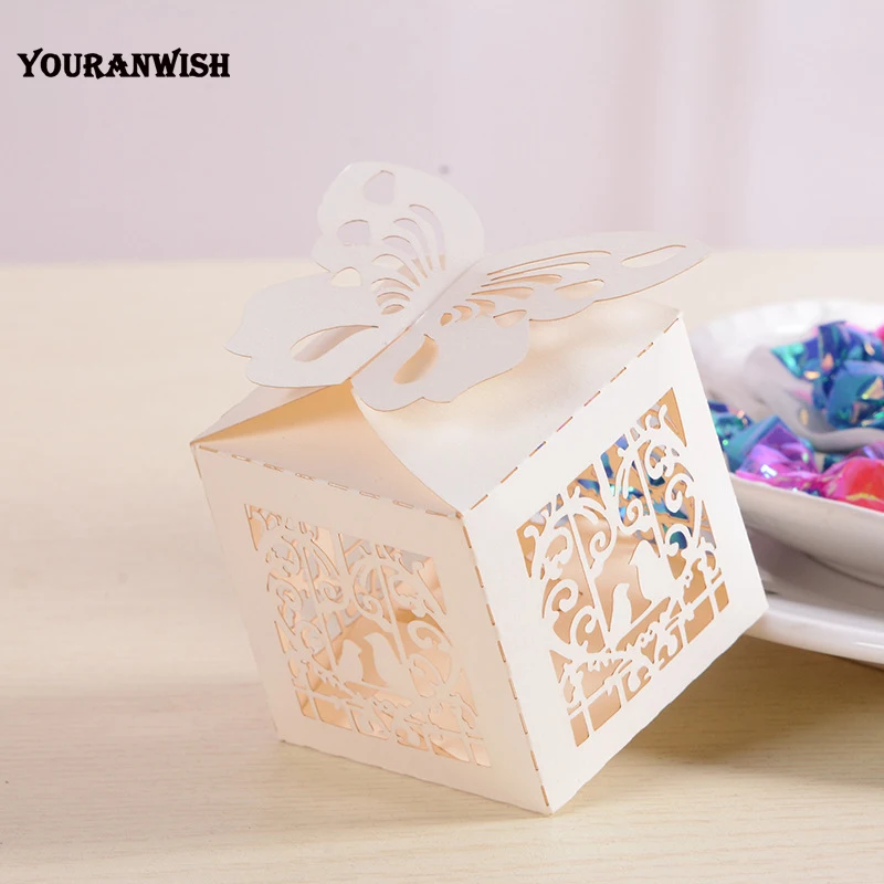 Youpanwish новинка 2019 роскошная Свадебная вечеринка жемчуг лазерной резки бумажная