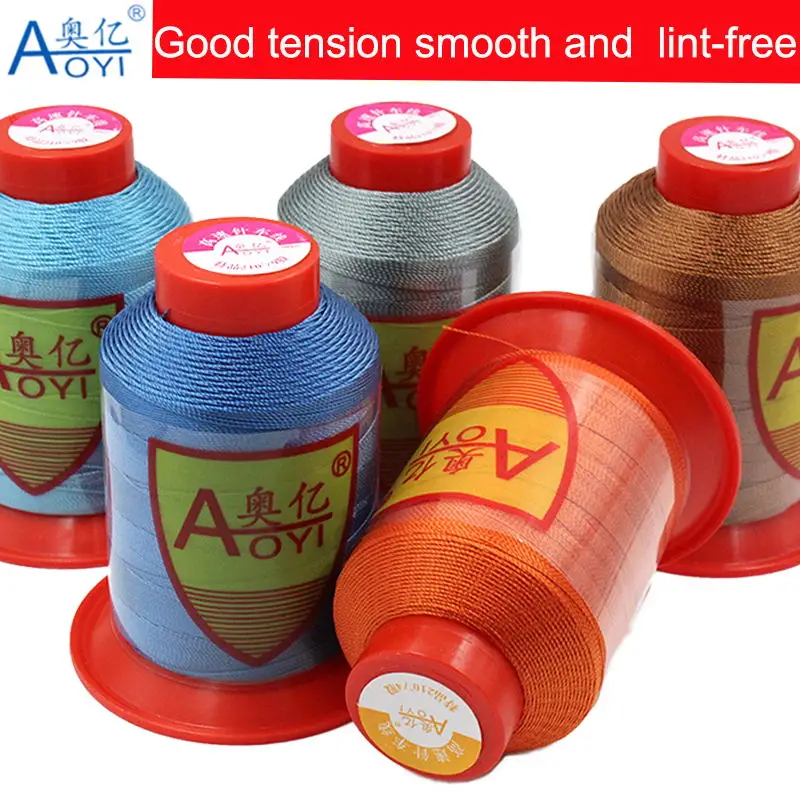 Aoyi 210D/9 швейная нить для ремонта кожаных нитей 5# швейная пряжа fil полиэстер maschine stickgarn аксессуары для вязания